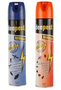 2 Adet Tüm Haşerata Etkili Turuncu-Mavi Süper Etkili Kokusuz Haşere İlacı Sivrisinek Hamamböceği Bit