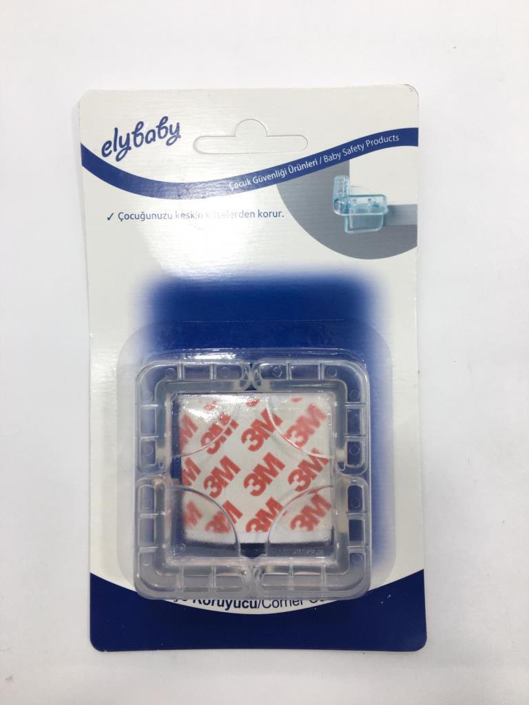 Çocuk ve Bebek Güvenliği Emniyet Kilidi Köşe Koruyucu 4'lü