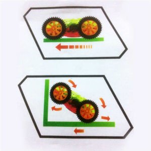 Işıklı Oyuncak Araba 360 derece dönebilen Çift Yönlü Kullanılabilen 2 Rekli