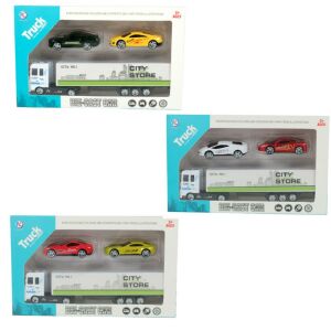 Oyuncak Tır Ve 2 li Araç Oyun Seti