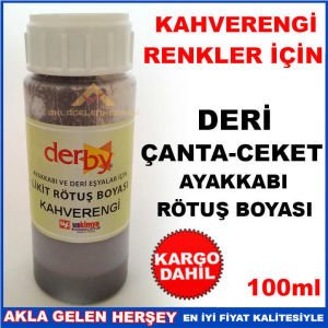 KAHVERENGİ DERİ ÇANTACEKET AYAKKABI RÖTUŞ BOYASI -2