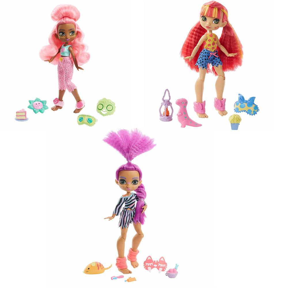 Mattel  Cave Club Muhteşem Pijama Partisi Bebekleri GTH00