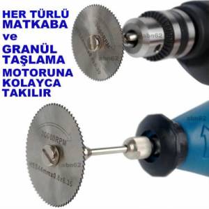 İnce El İşçiliği İçin 6pç Her Türlü Malzemeyi Kesen Yüksek Hız Çeliği Mini Dairesel Testere Seti abnn