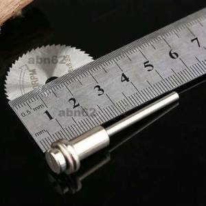 İnce El İşçiliği İçin 6pç Her Türlü Malzemeyi Kesen Yüksek Hız Çeliği Mini Dairesel Testere Seti abnn