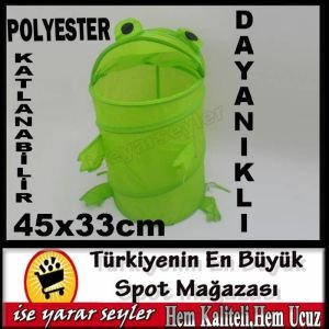 AÇILIP KAPANABİLEN KURBAĞA MODEL ÇAMAŞIR SEPETİ