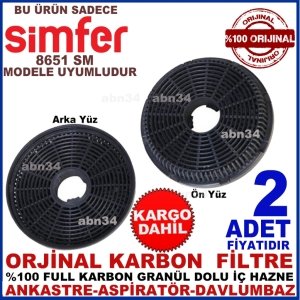 SİMFER ANKASTRE DAVLUMBAZ FİLTRESİ,Simfer 8651 SM Model Filtre