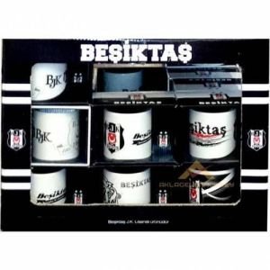 Mgm Beşiktaş Desenli Saplı Seramik Kupa Bardak