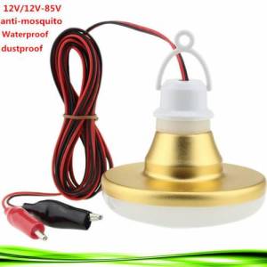 Süper parlak beyaz ışıklı Seyyar Lamba 12 volt akü maşalı aydınlatıcı 15 watt 7000k ufo tipi ampül