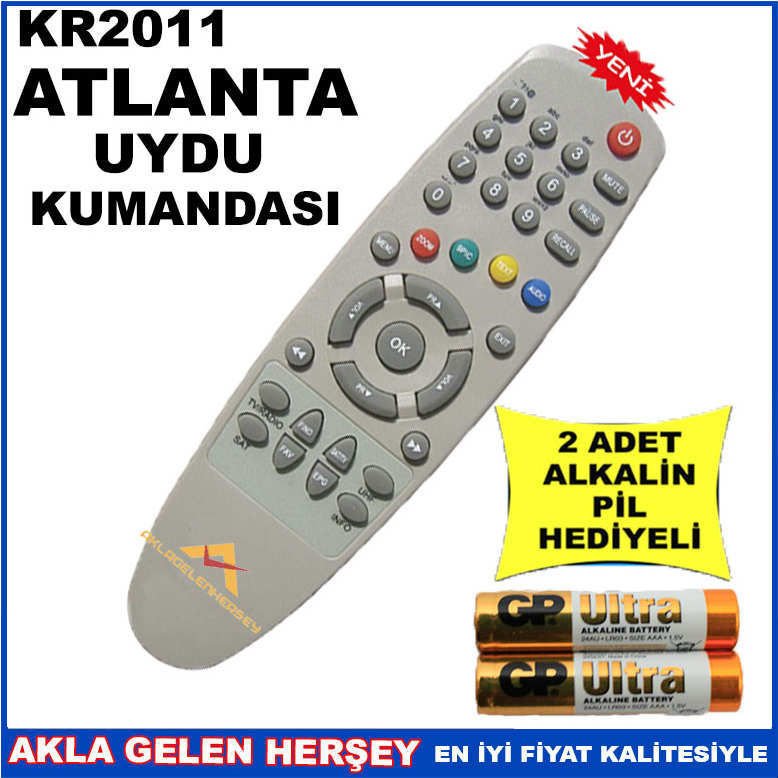 ATLANTA UYDU CİHAZI Receiver KUMANDASI KR2011