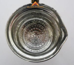 ESKİTME DESENLİ AHŞAP SAPLI 3lü BAKIR CEZVE SETİ