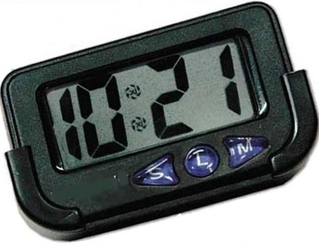 Pratik montajlı portatif dijital oto saati