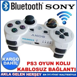 Ücretsiz Kargo SONY PLAYSTATİON 3 BLUETOOTH WİRELESS KOL BEYAZ