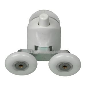 Kırılmayan Özel Malzeme Beyaz Renk Cam DuşaKabin Tekerlek Takımı 8 adet Set Duş kabini Teker Takımı