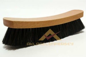 GERÇEK KIL BÜYÜK BOY AHŞAP AYAKKABI FIRÇASI 24cm