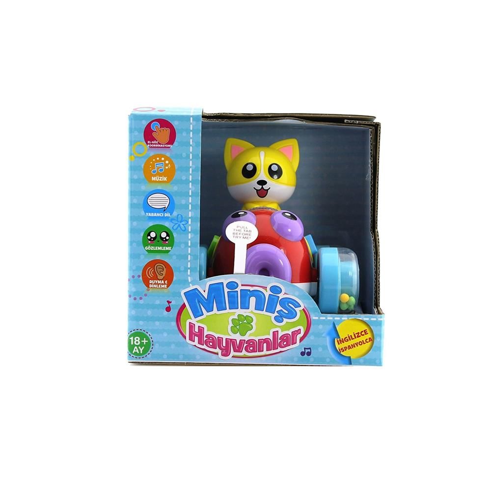 3720D Miniş Hayvanlar Kedi Sesli İngilizce ve İspanyolca