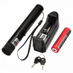 5000Mw Şarjlı Yeşil Lazer 10km Etkili Emniyet Kilitli Green Laser