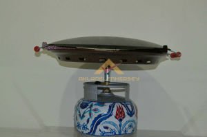 Seyyar Piknik Saç Çok Amaçlı Tüplü Katmer Ve Saç Kavurmalık 45cm Süper Piknik Portatif Saç Ocagı