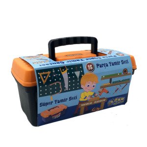 16 Parça Özel Çantalı Çocuklar İçin Oyuncak Tamir Seti Eğitici Öğretici Tamir Aletlerini Tanıyalım