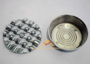 PASLANMAZ IZGARA DÖKÜM KÜL TABLASI YUVARLAK-KROM