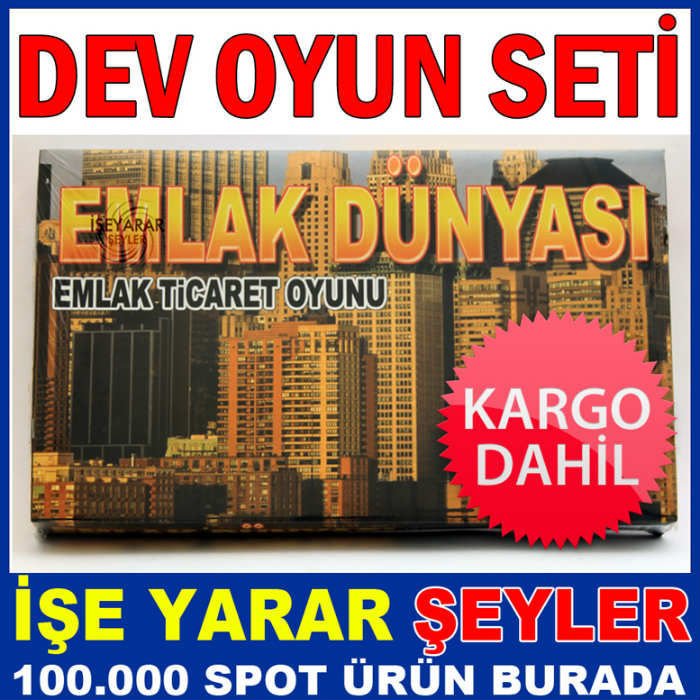 SÜPER KEYİFLİ ZEKAveMASA OYUNU EMLAK DÜNYASI KD