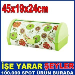 45x24 CM DESENLİ EKMEK SAKLAMA KABI EKMEKLİK