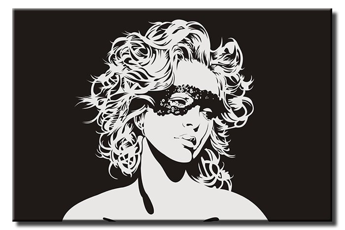 GRAPHIC GIRL 6 değişen ölçü ORİJİNAL KANVAS TABLO