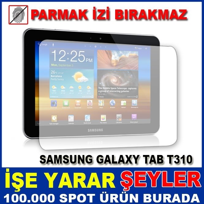 ÜCRETSİZ KARGO İLE SAMSUNG TAB T310 TABLET EKRAN KORUYUCU