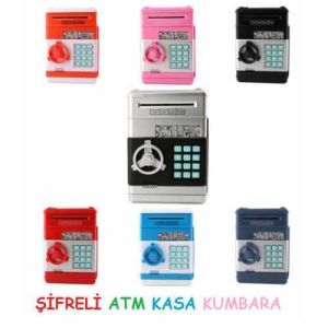 Elektronik Şifre Kilitli Atm Kasa Kumbara