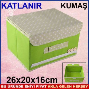 EŞYA OYUNCAK KUMAŞ KATLANIR SAKLAMA KUTUSU