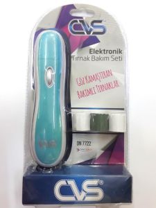 Göz Kamaştıran Tırnaklar İçin 3 Başlıklı, 3 İşlevli Cvs DN-7722 Elektronik Tırnak Bakım Seti