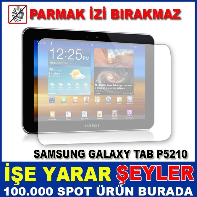 ÜCRETSİZ KARGO İLE SAMSUNG GALAXY TAB P5210 EKRAN KORUYUCUSU