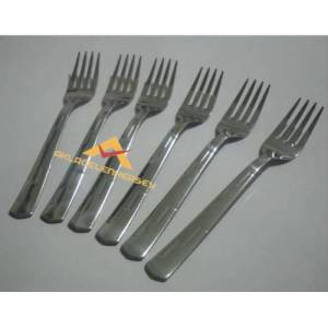 Ömür Boyu Garantili 6 Adet Paslanmaz Çelik Rostre Tatlı Çatalı Set Çok Ergonomik Ve Kullanışlı Set