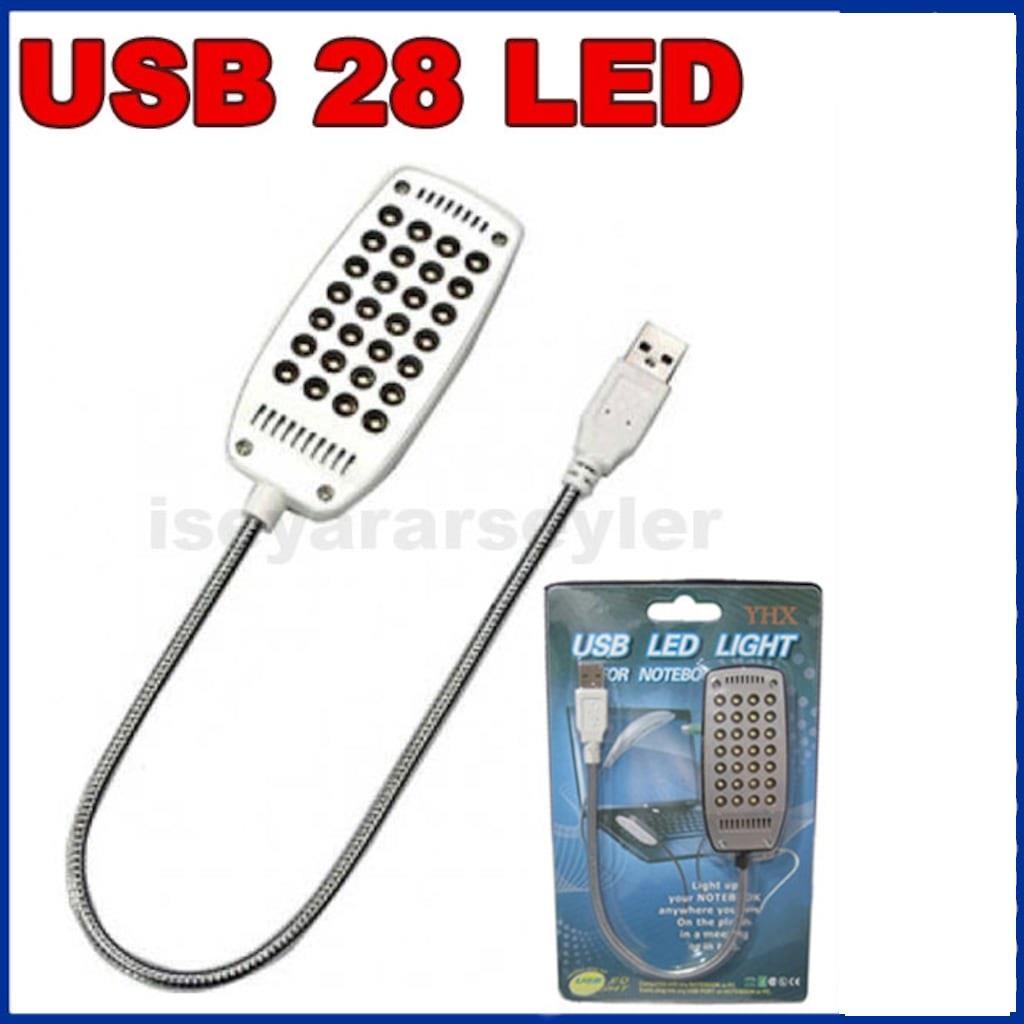 AKROBAT GÖVDE KİTAP OKUMA LAPTOP USB 28 LED LAMBA