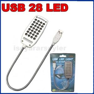 AKROBAT GÖVDE KİTAP OKUMA LAPTOP USB 28 LED LAMBA