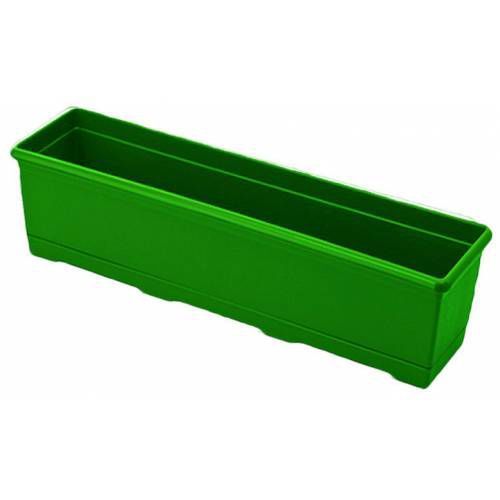 1.KALİTE PLASTİKTEN ÜRETİM 50cm DİKDÖRTGEN RENKLİ PLASTİK BALKON SAKSISI RENGARENK ÇİÇEK SAKSI -2 yeşil
