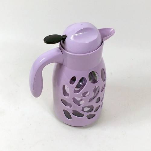 Cam İç Hazneli Sıcak Soğuk Muhafazalı 1.2 litre Sürahi Tip Termos - Renkli Dekoratif Termos
