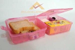 ÇOK FONKSİYONLU BESLENME KABI PRATİK BESLENME KUTUSU PEMBE