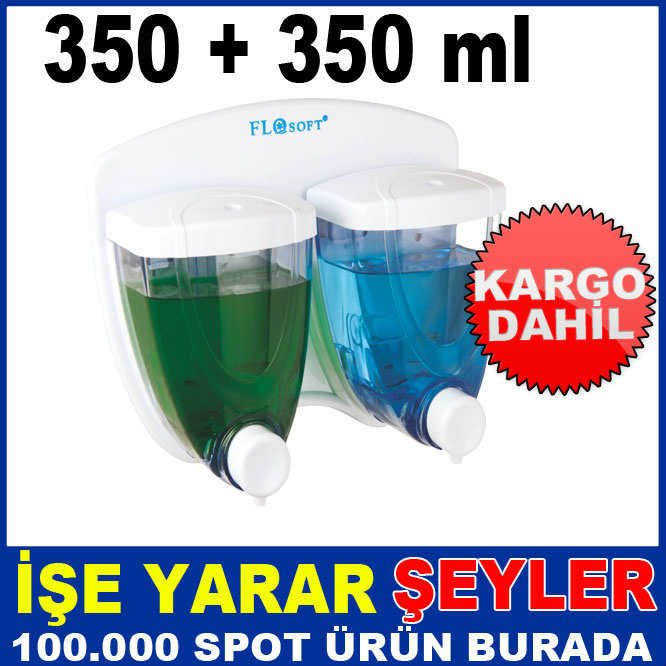 FLOSOFT 029 ÇİFTLİ İKİZ 700ml SIVI SABUNLUK KD