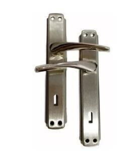 Eriş Nikel Kaplama Amerikan Kapı Kolu 2'li Set İç Dış Takım