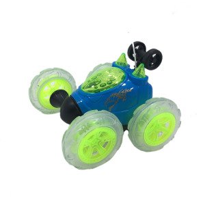 Uzaktan Kumandalı Full Fonksiyon Işıklı Oyuncak Akrobat Araba 360° Dönüş 12x12cm