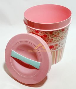 7 LİTRE YUVARLAK HAVA ALABİLEN SAKLAMA KABI VE ERZAK KUTUSU