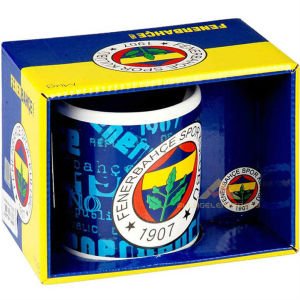 FENERBAHÇE DESENLİ SAPLI SERAMİK KUPA BARDAK