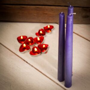 Mat Siyah 6 Adet 25cm Uzun Şamdan Mumu Şık Tasarımı ile Kaliteli Akmayan is Yapmaz Konik Kokusuz Mum