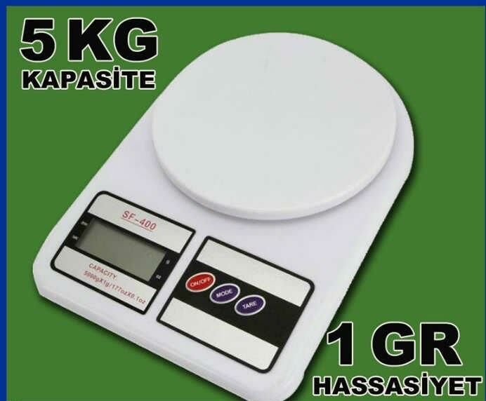 Elektronik Mutfak Tartısı Lcd Dijital Terazi