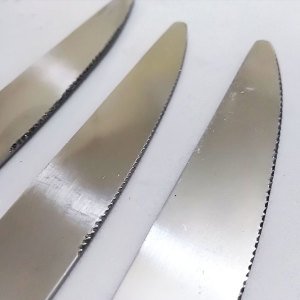 6 Adet Sarmaşık Model Paslanmaz Çelik Rostfrei Yemek Bıçağı Seti