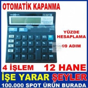 Technomax Tm-6551 Elektronik Hesap Makinesi