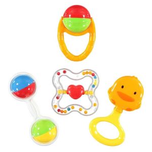 5 Parça Poşette Çıngırak Bebek Oyun Seti