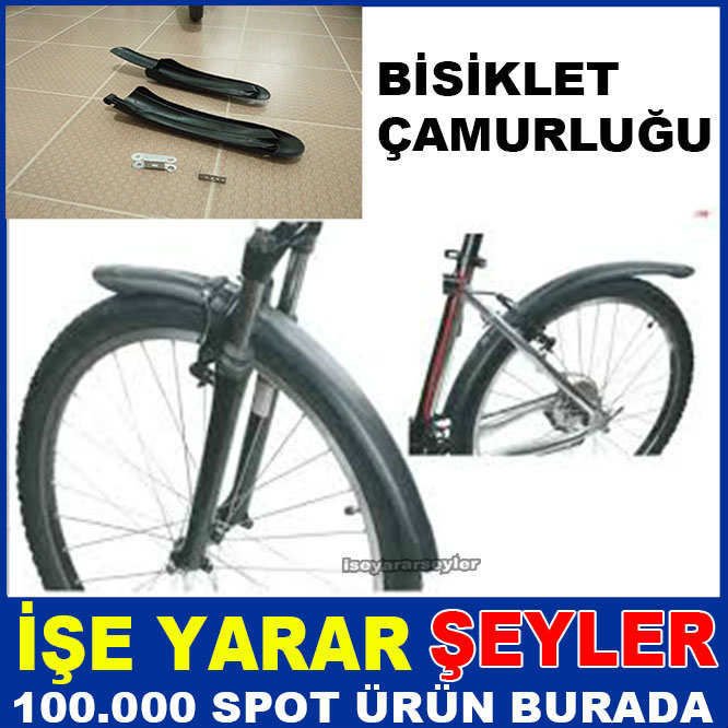 ÖN ve ARKA İKİ PARÇA VİDALI BİSİKLET ÇAMURLUĞU