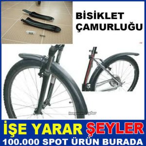 ÖN ve ARKA İKİ PARÇA VİDALI BİSİKLET ÇAMURLUĞU