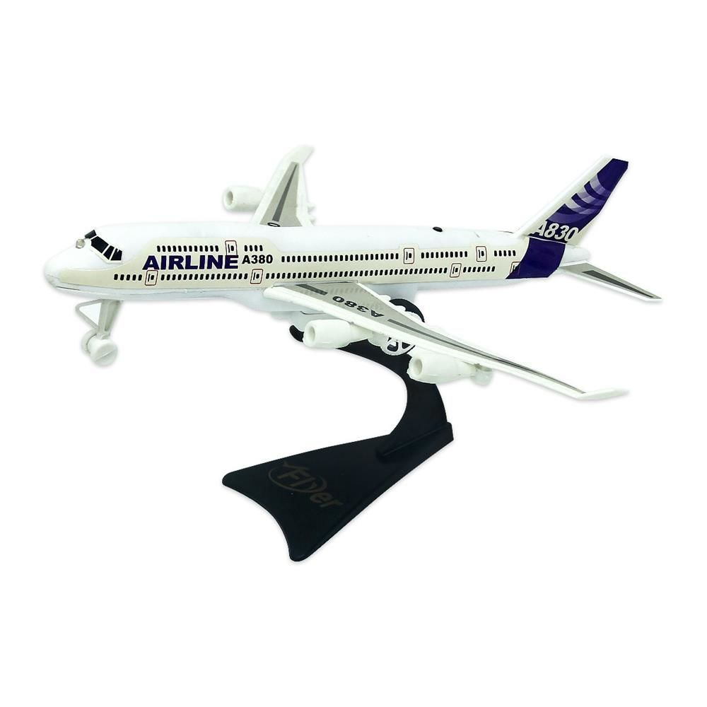 A380 Airbus Uçak Işıklı Model Stantlı